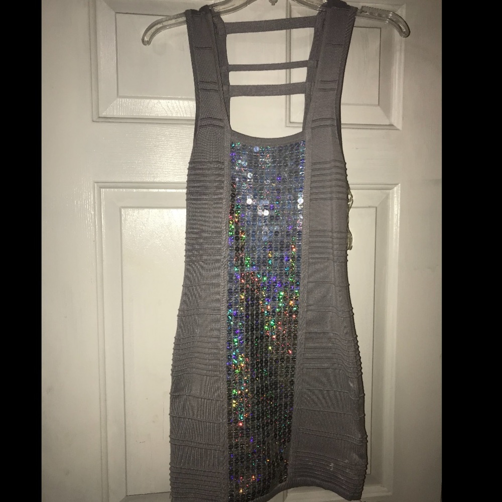 Sequins bandage dress